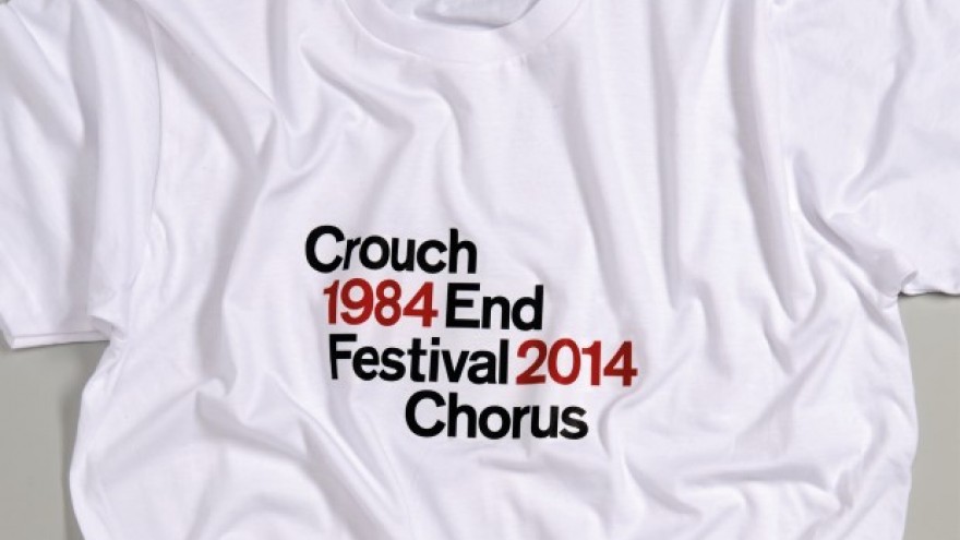 Visual identity for the Crouch End Festival Chorus by Harry Pearce. 