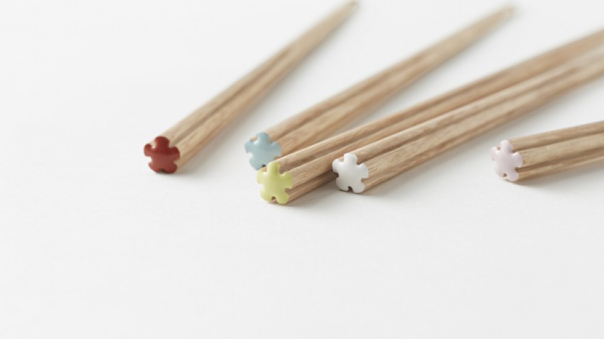 The Hanataba chopsticks by Nendo. Image: Akihiro Yoshida.