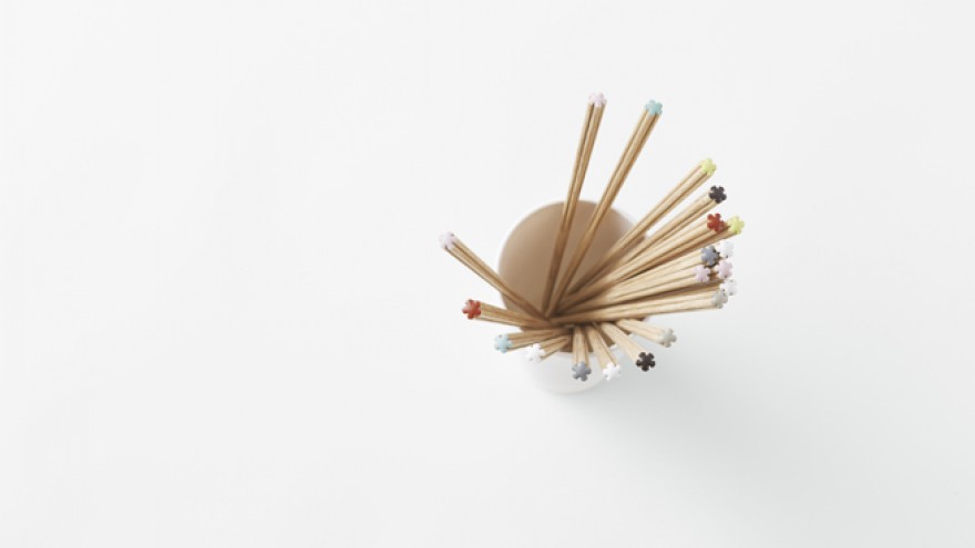 The Hanataba chopsticks by Nendo. Image: Akihiro Yoshida