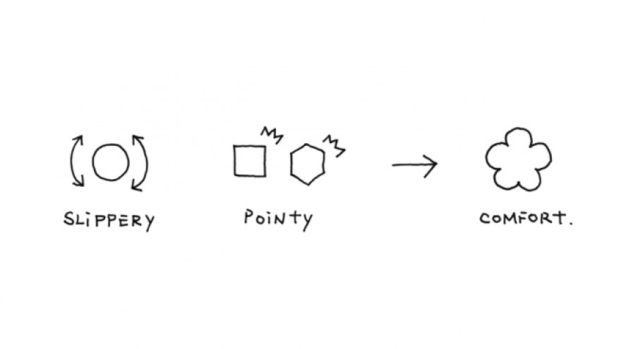 Sketch of the Hanataba design by Nendo. Image: Akihiro Yoshida