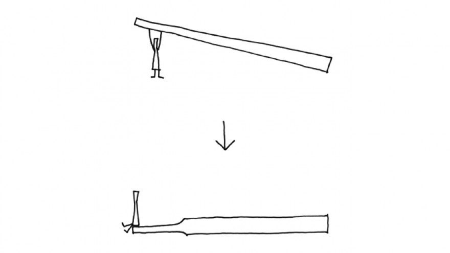 The Jikaoki chopsticks by Nendo. Image: Akihiro Yoshida. 