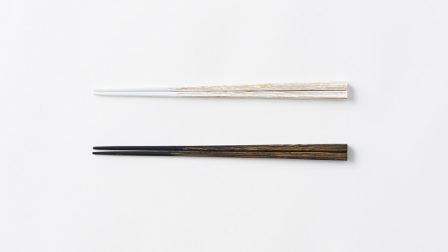 The Udukuri chopsticks by Nendo. Image: Akihiro Yoshida. 