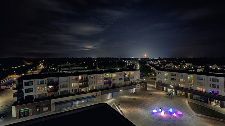 MARBLES interactive installation by Daan Roosegaarde. 