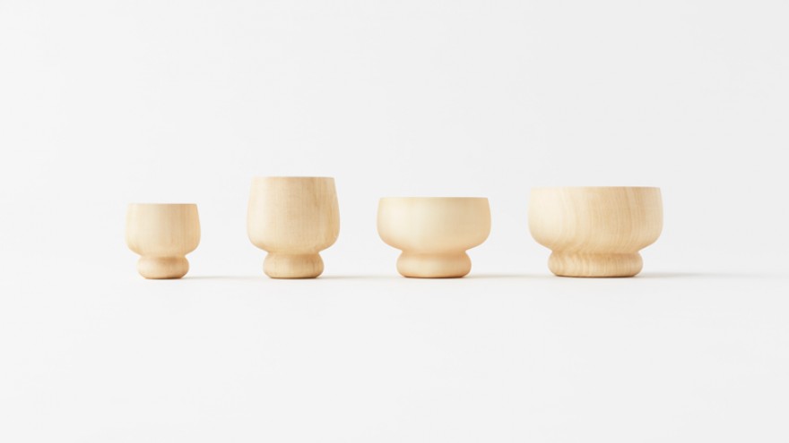 Lump collection by Nendo for Urushi Kobo Oshima. Image: Akihiro Yoshida. 