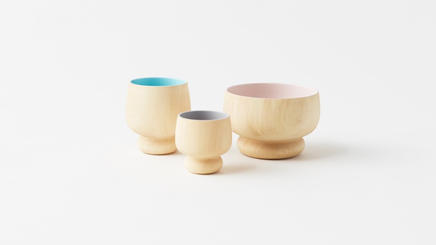 Lump collection by Nendo for Urushi Kobo Oshima. Image: Akihiro Yoshida. 