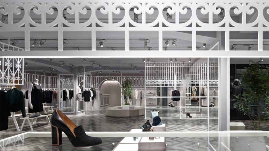 COMPOLUX department store interior by Nendo