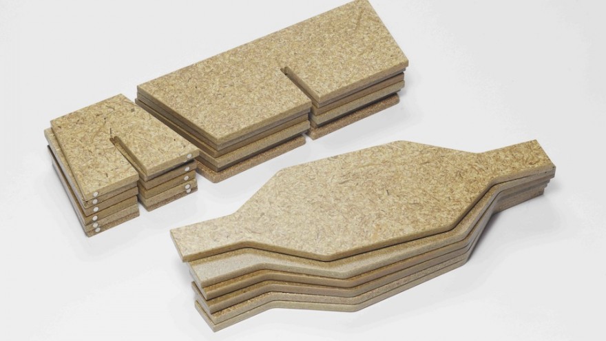 The Particle Boards from Agricultural Waste by Charles Job. 