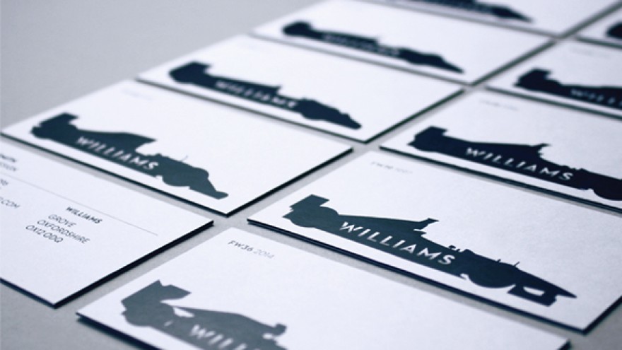 Williams Formula One branding by Hat-trick. 