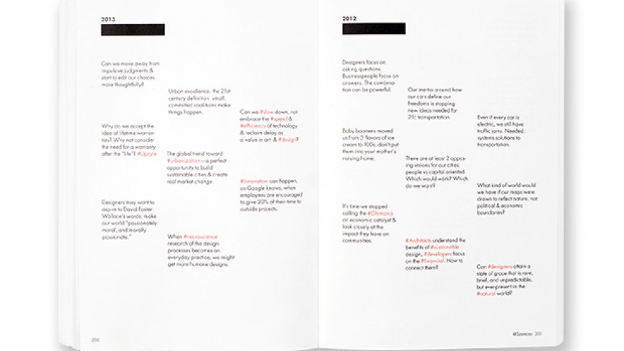 Szenasy, Design Advocate cover by Paula Scher. 