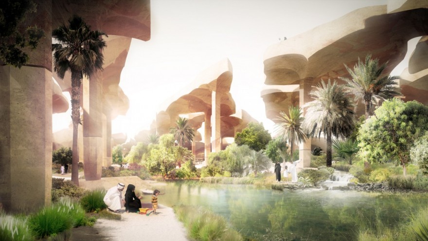 Al Fayah Park by Thomas Heatherwick. 