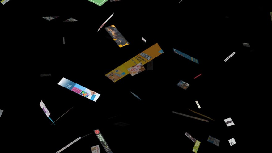 Banners by Masashi Kawamura and PARTY. 