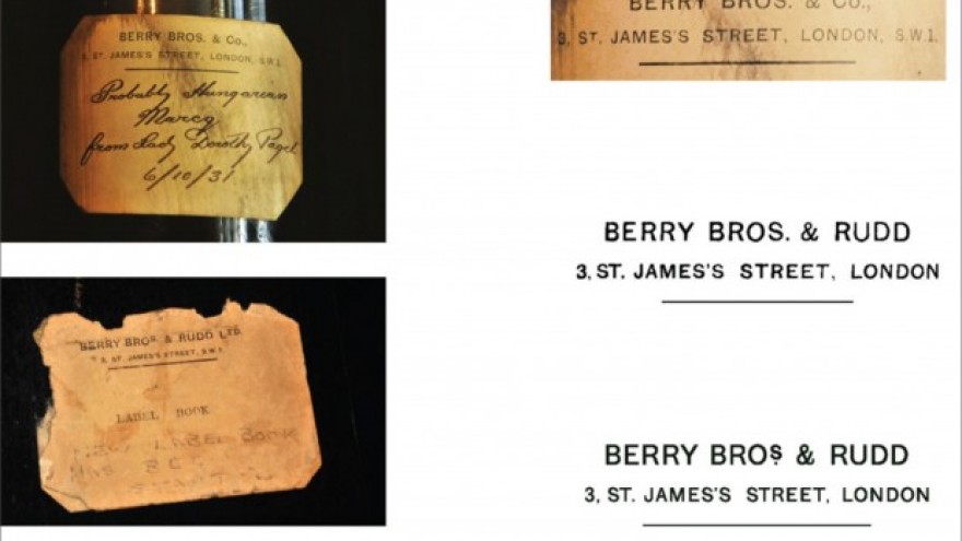 Berry Bros. & Rudd identity design by Harry Pearce. 