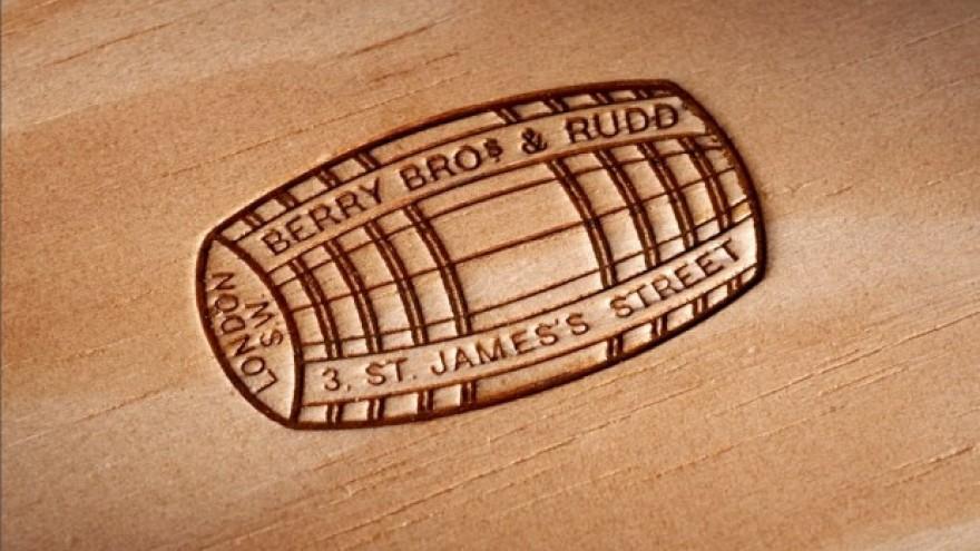 Berry Bros. & Rudd identity design by Harry Pearce. 