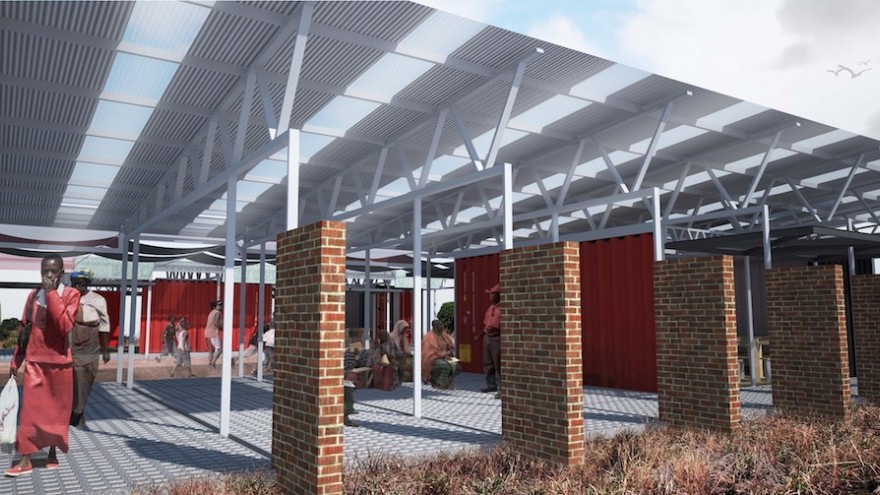 Legson Kayira Community Center and Primary School in Malawi by Architecture for a Change. Image: Architecture for a Change.