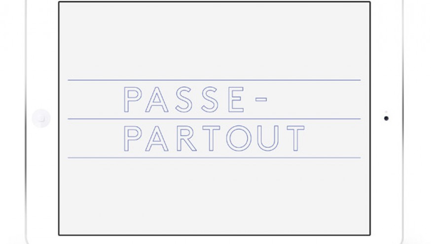 Passe-Partout app by Pentagram's Abbott Miller. 
