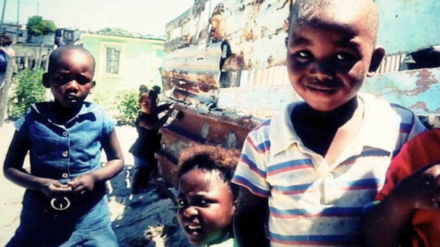 Children in Monwabisi Park