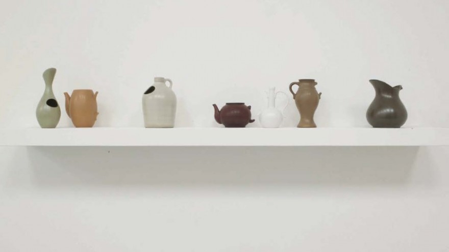 In Vases About Language and Redemption, iconic shapes are modified to contradict their original intentions.