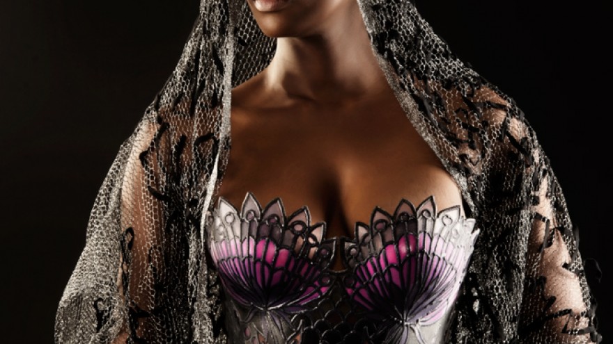 Garden of Eden corset designed and 3D printed by Janse van Vuuren. Image: Merwelene van der Merwe. 