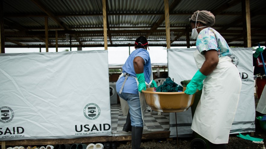 Fighting Ebola: Grand Challenge for Development. Photos: Morgana Wingard for USAID.