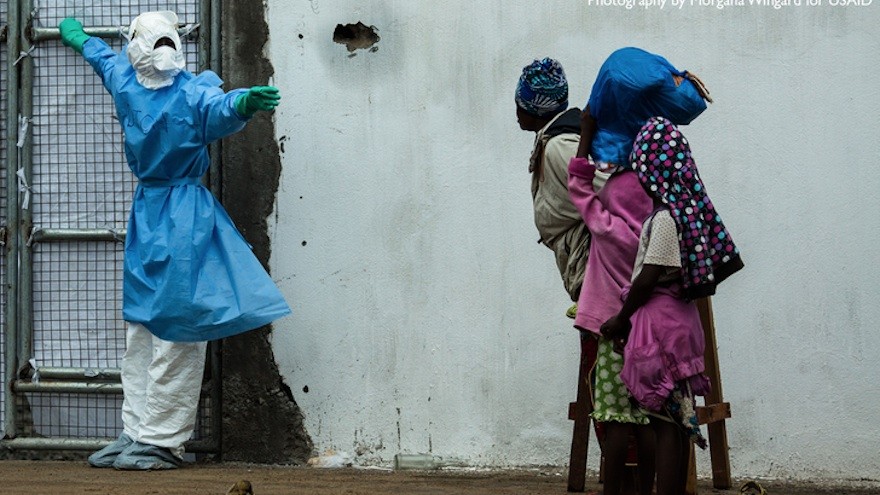 Fighting Ebola: Grand Challenge for Development. Photos: Morgana Wingard for USAID.