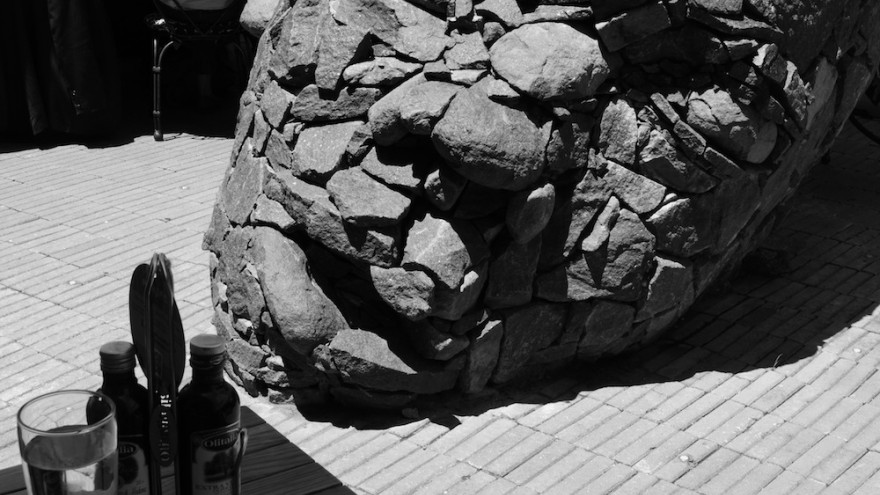"Belated Wake" sculpted in 2010 by Angus Taylor. Waterkloof Corner Centre, Pretoria. 11 February 2014. Image: Alma Viviers. 