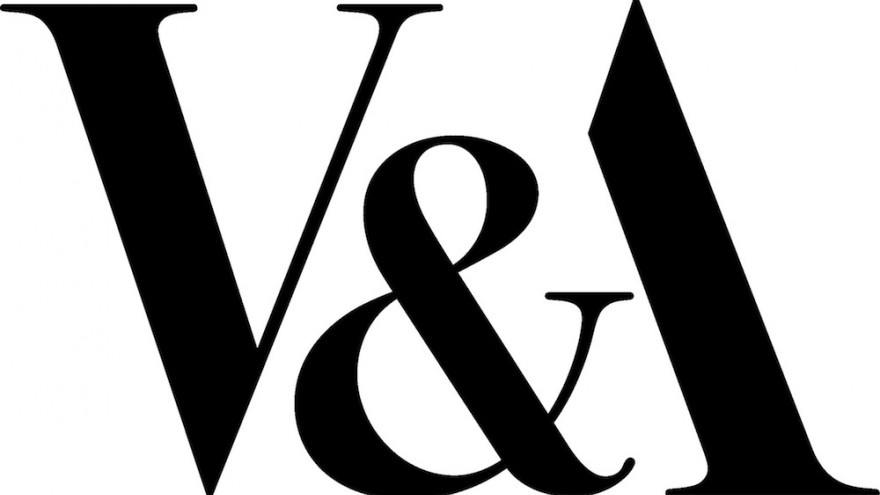 V&A logo designed by Alan Fletcher. 