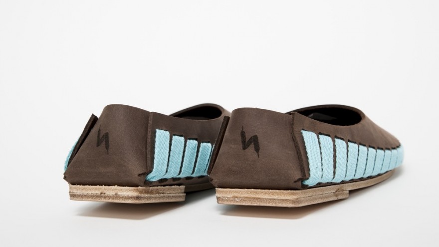 Detail of Pikkpack shoes. Image: Krisztina Filep.