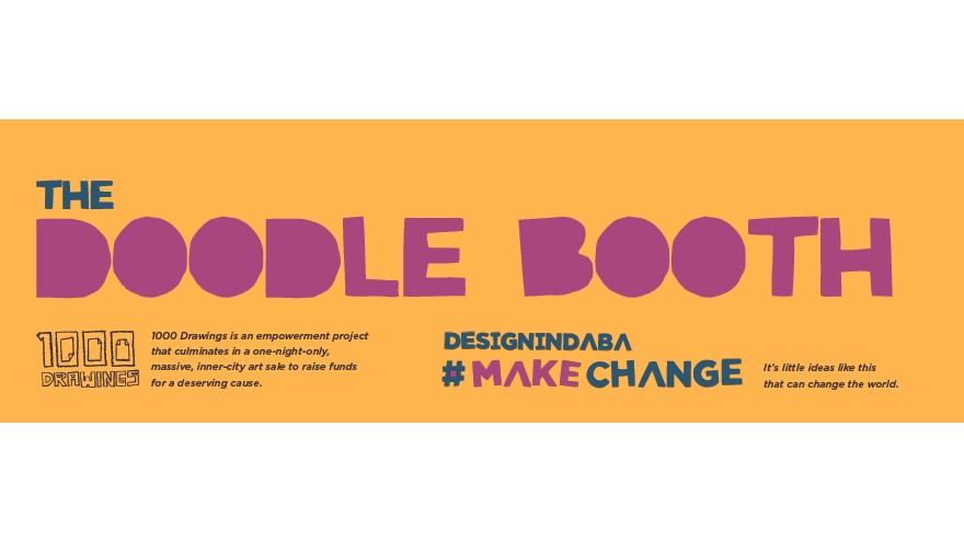 Doodle for a Difference at Design Indaba Expo 2015.