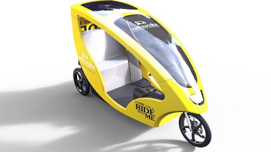 Mellowcabs electric taxi, designed with the help of experts Ideso.