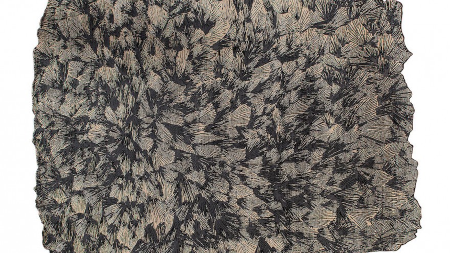 The Fern: these wool and silk rugs are handmade in Nepal from patterns drawn by French design Florian Pretet.