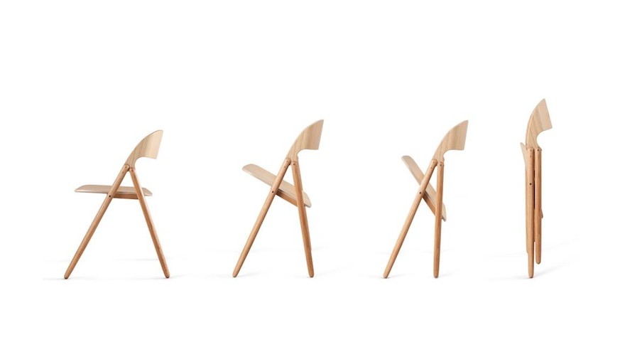 David Irwin's contemporary folding chair. 