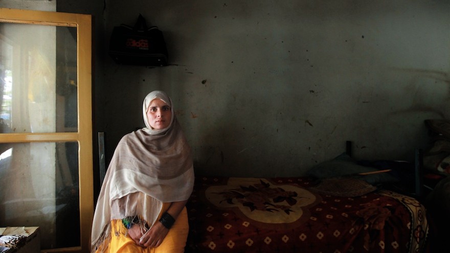 A female inmate in Afghanistan photographed by Gabriela Maj for her book 'Almond Garden'.