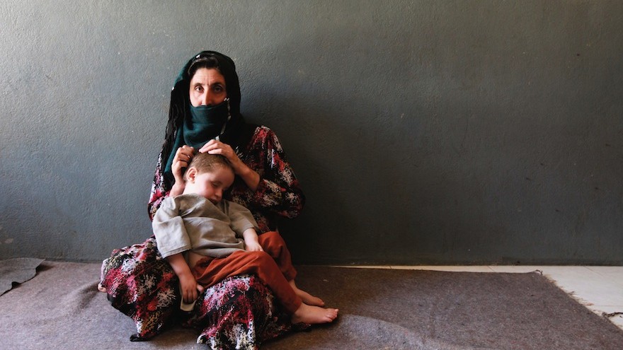 A female inmate in Afghanistan photographed by Gabriela Maj for her book 'Almond Garden'.