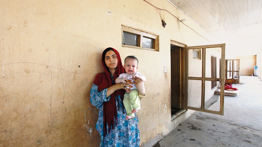 A female inmate in Afghanistan photographed by Gabriela Maj for her book 'Almond Garden'.