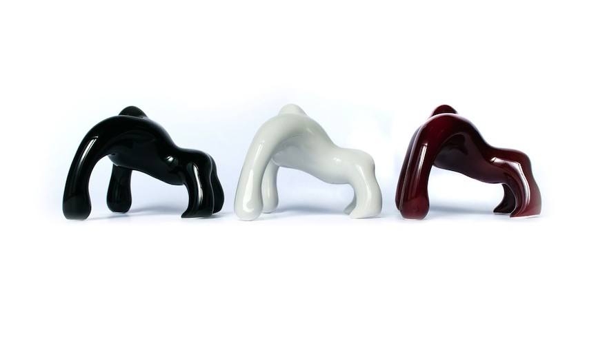 According to its creator NikyNaky, this ceramic Macaco paperweight just wants to be loved