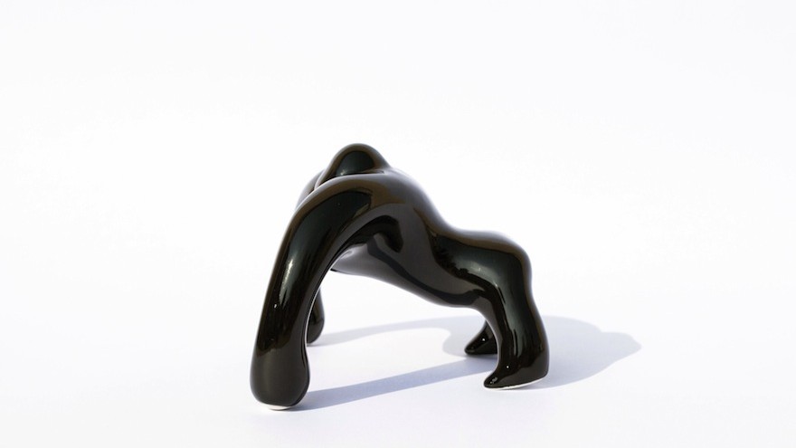 According to its creator NikyNaky, this ceramic Macaco paperweight just wants to be loved