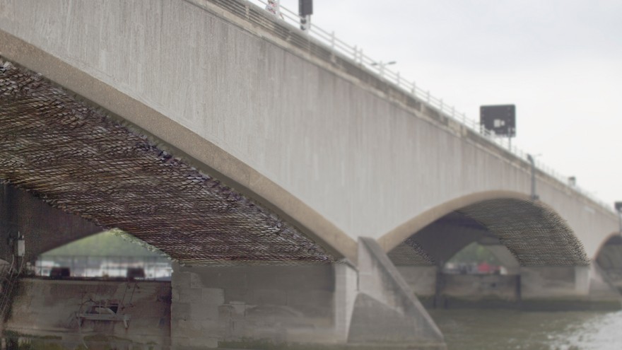 Charlotte Slingsby is using plastic strands to generate wind energy. 