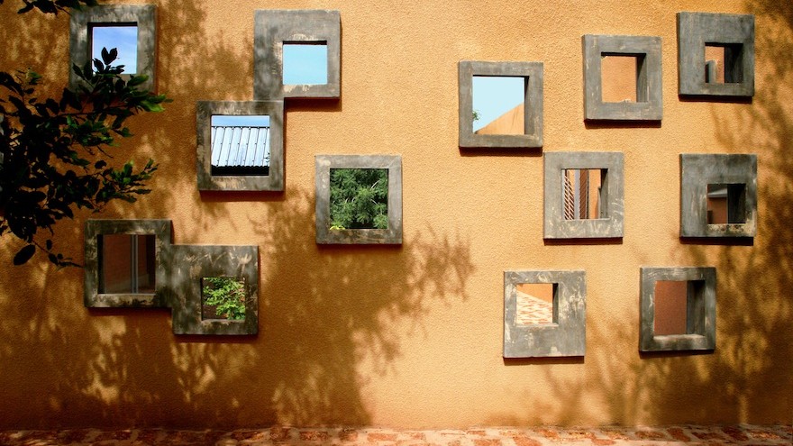 The Centre de Santé et de Promotion Sociale forms part of the Opera Village in Burkina Faso, photo by Kéré Architecture