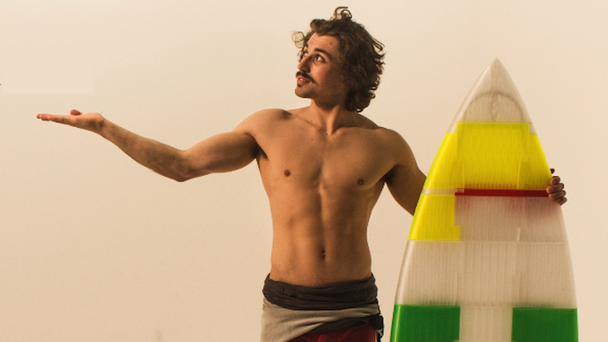 Jigsurf surfboard by Max Robotham
