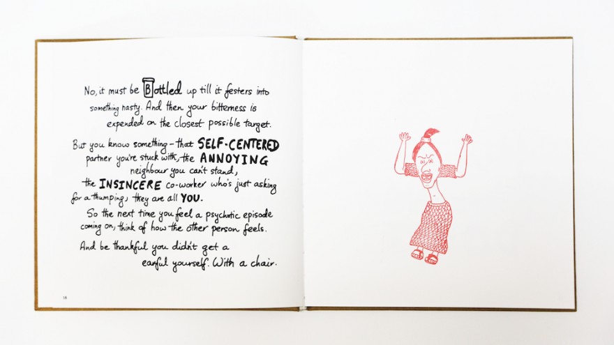 Cyrus Daruwala's book is completely handmade. 