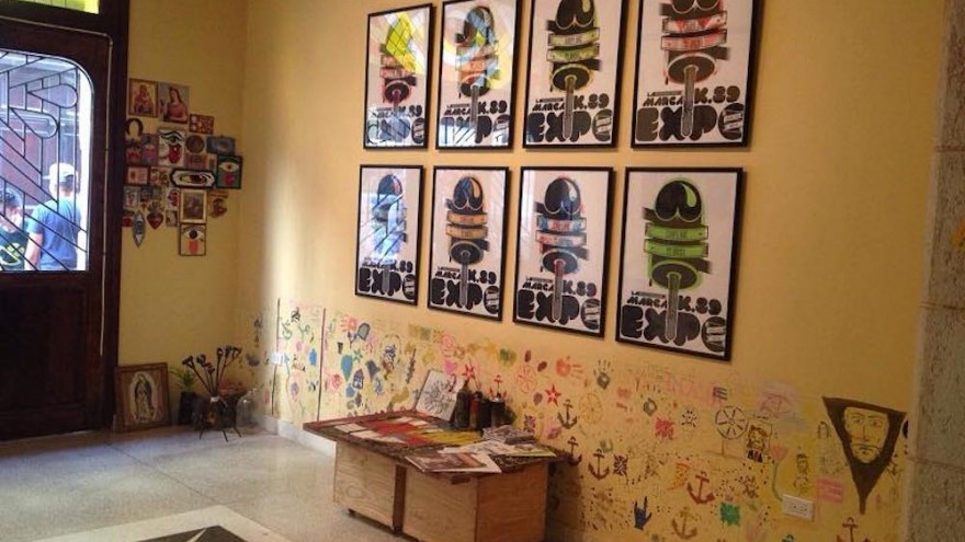 La Marca is a tattoo parlour and a visual art gallery. 