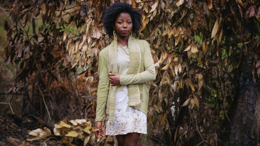 Tonlé’s designers create beautiful garments from waste materials.