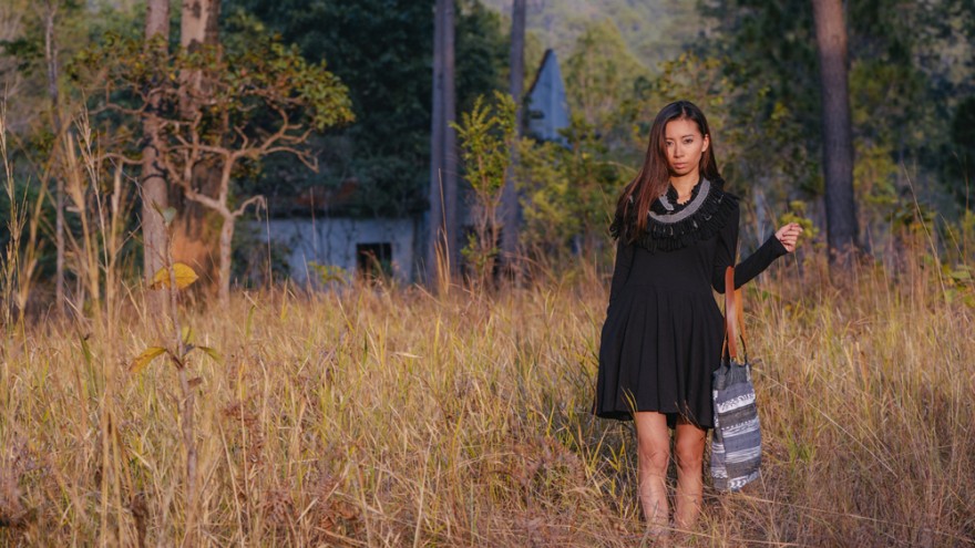 Tonlé’s designers create beautiful garments from waste materials.