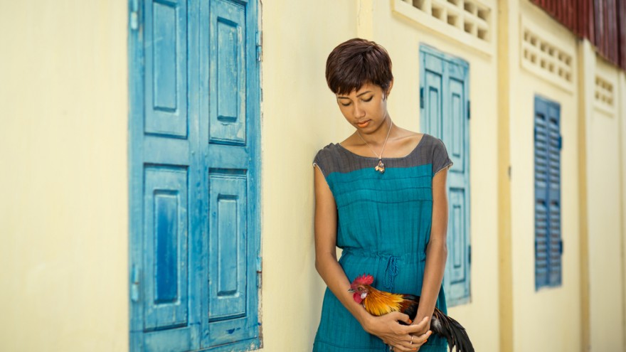 Tonlé’s designers create beautiful garments from waste materials.