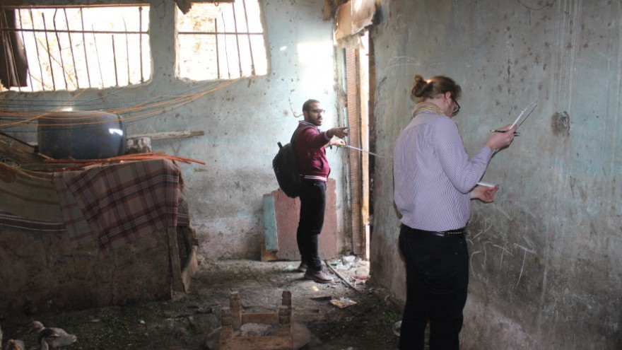These conditions are typical of the slums in Cairo, Egypt. 