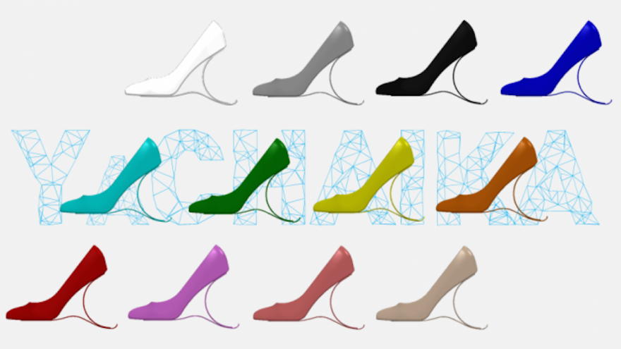 Yasuyuki Yamada has created a healthier alternative to conventional high-heeled shoes. 