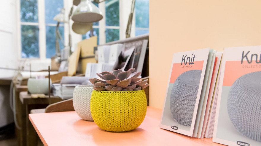 The KNIT by Curver collection celebrates functional, colourful deep-texture design 