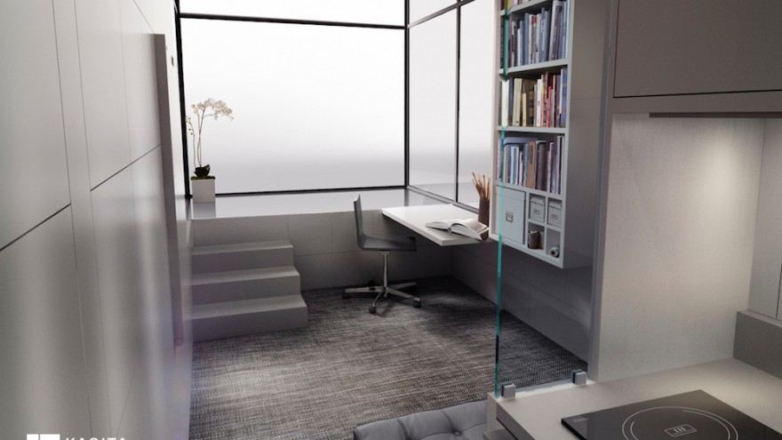 The Kasita is a smart home that moves when its owner does. 