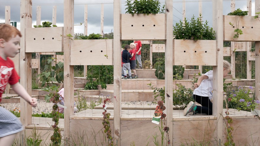 The classroom grows as the students learn. 