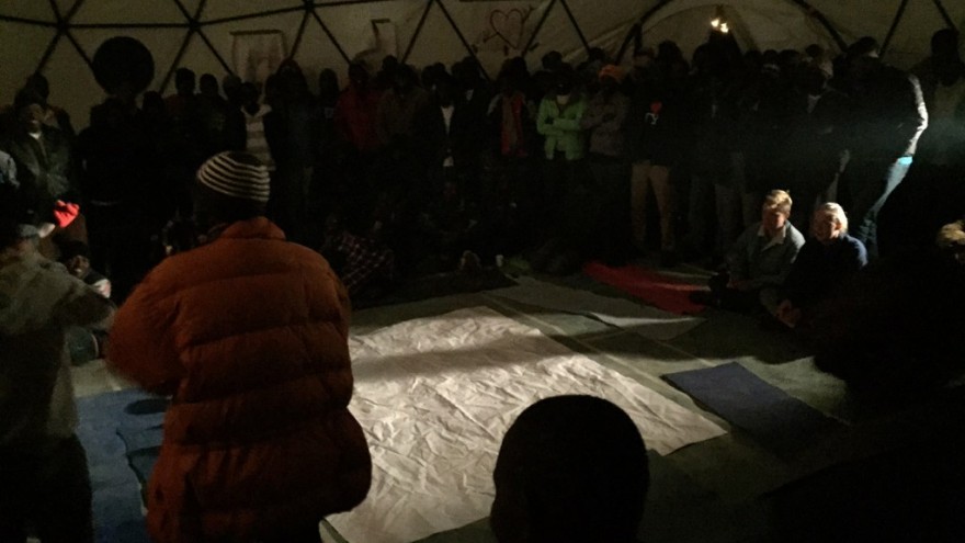 Good Chance is a theatre functioning as a meeting place for refugees.
